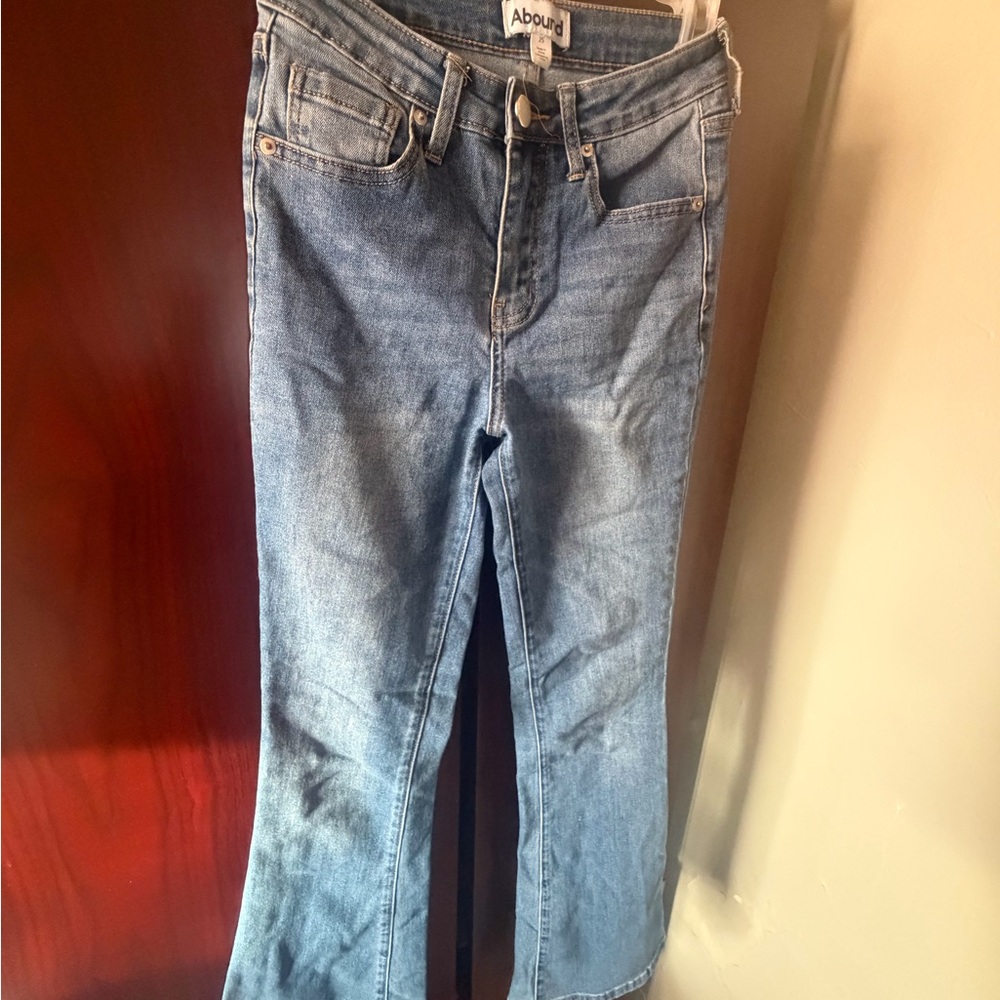 Abound Women's Light Blue Flare Jeans